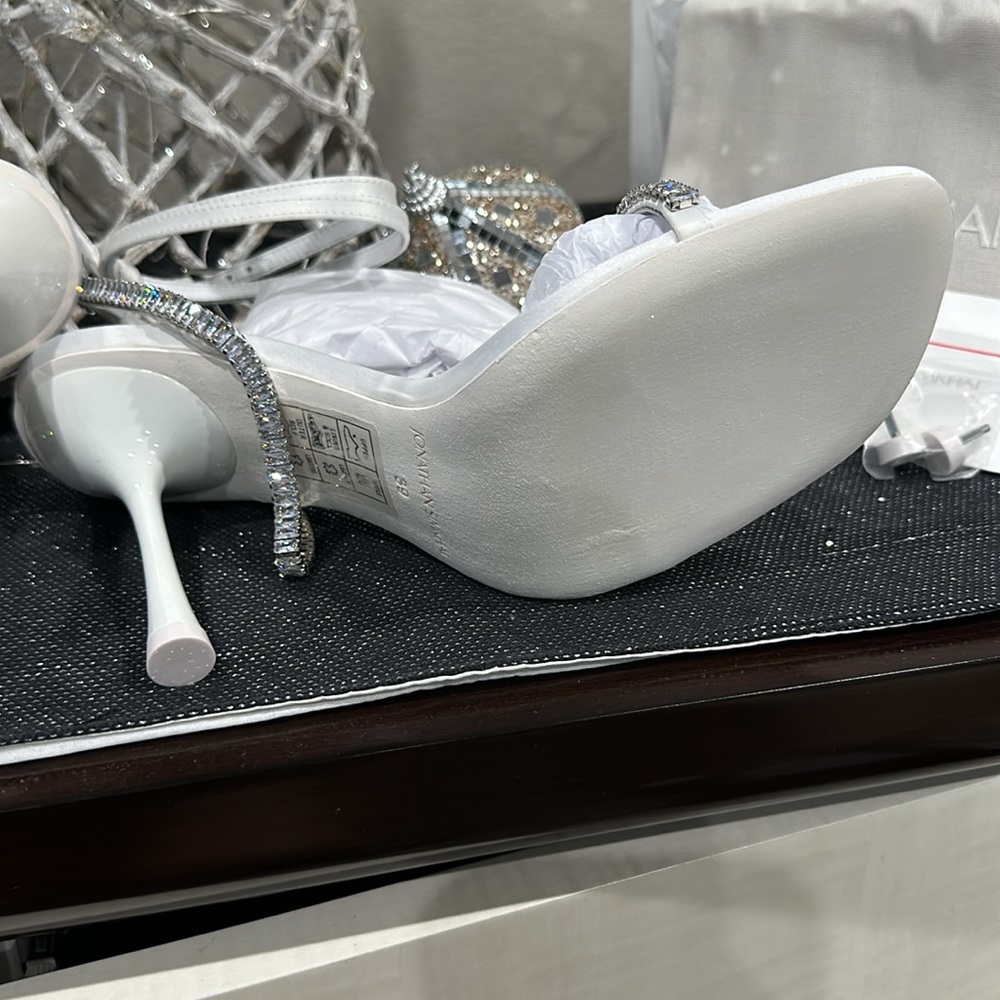 Jonathan Simkhai Luxon Crystal Harness Sandal View 3